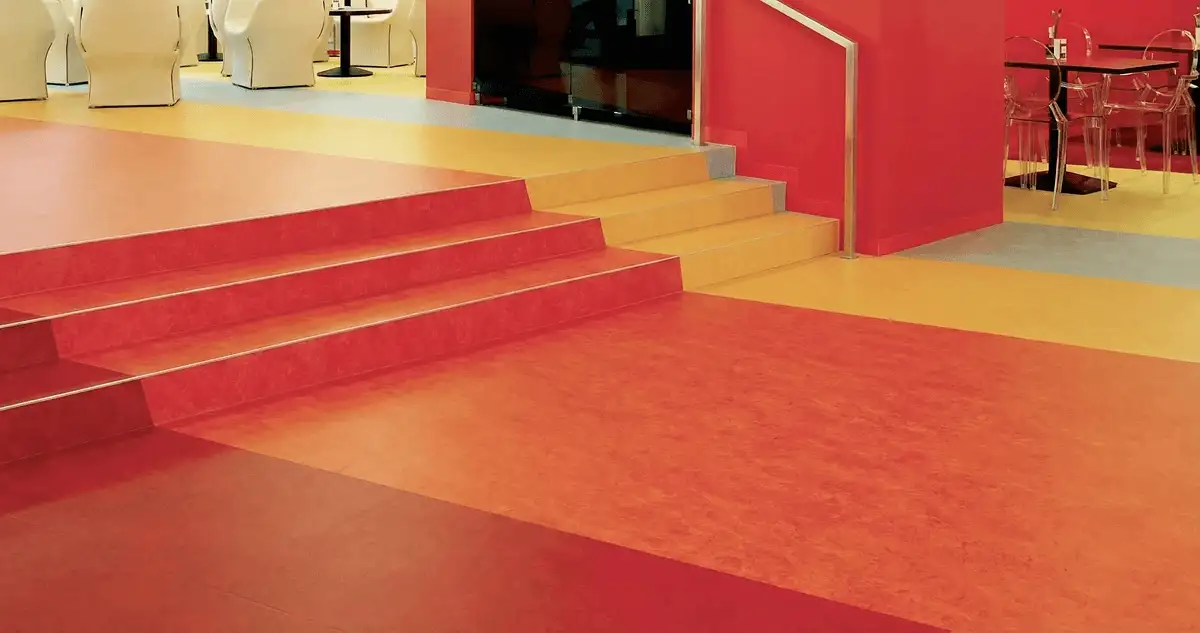 Snack bar with beautiful professionally installed linoleum flooring in Dover, DE