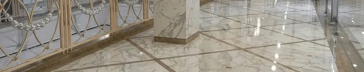 Beautiful marble floor professionally installed in Dover, DE